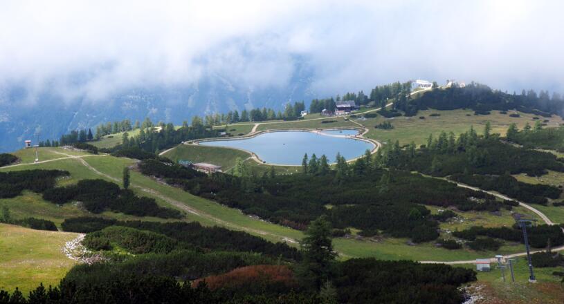 Schafkogelsee 1830m von den Schafkögeln 1990m