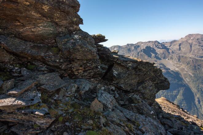 hier abklettern (Rückansicht)