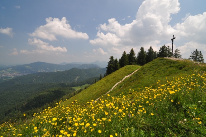 Am Gipfel der Baumgartenschneid
