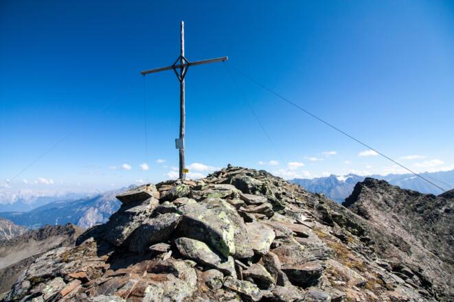 Angekommen am Gipfel