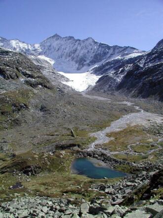Blick Gletscherlehrweg