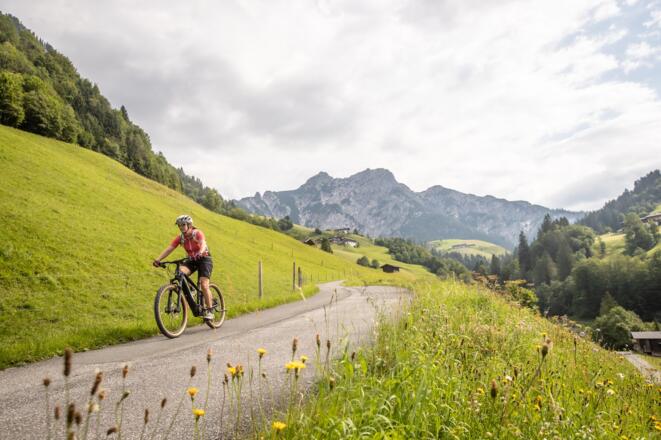 Abfahrt vom St. Martiner Hirschbichl