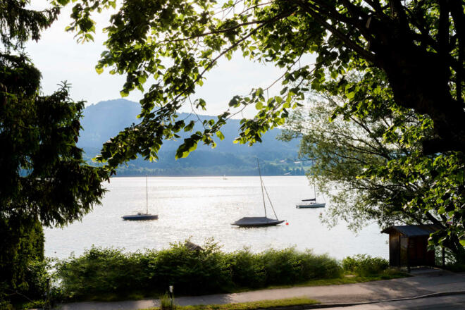 Blick auf die Quirinbucht