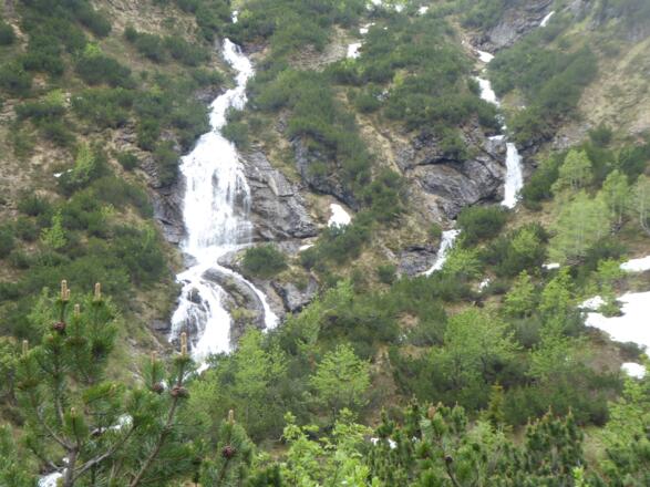 Wasserfälle im Talschluss