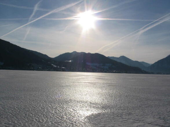See mit Eisdecke, Blick nach SO