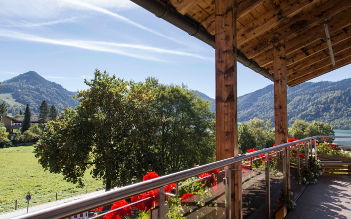 Blick vom Balkon