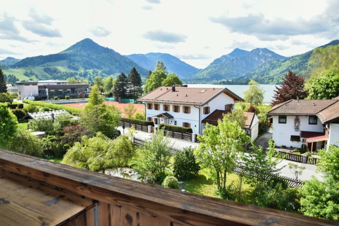 Blick vom Balkon