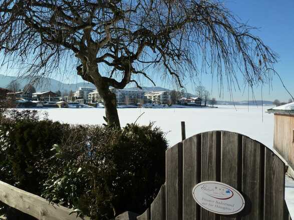 Unser Seegarten im Winterschlaf