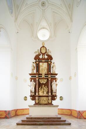 Schloss Greinburg - Kapelle mit  Weihnachtsaltar