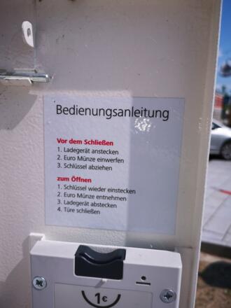 Beschreibung Ladestation E-Bikes