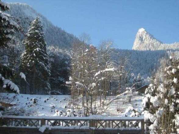 Blick zum Leonhardstein im Winter