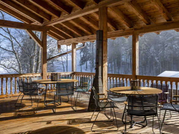 Balkon Brösel Alm im Berghotel Sudelfeld