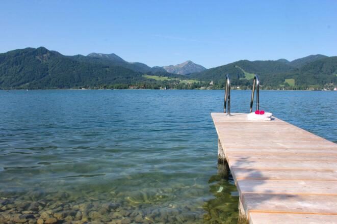 Sonnen und Baden vor dem Haus