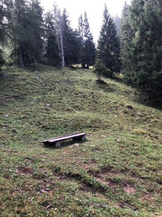 Rastplatz vor der Nonnenalpe