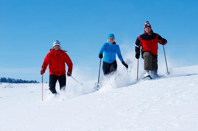 Schneeschuhtour in Oberstaufen