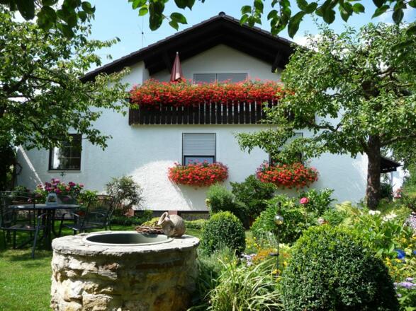 Hausansicht vom Garten