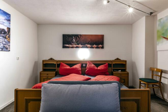 Schlafzimmer Zimba im Erdgeschoss