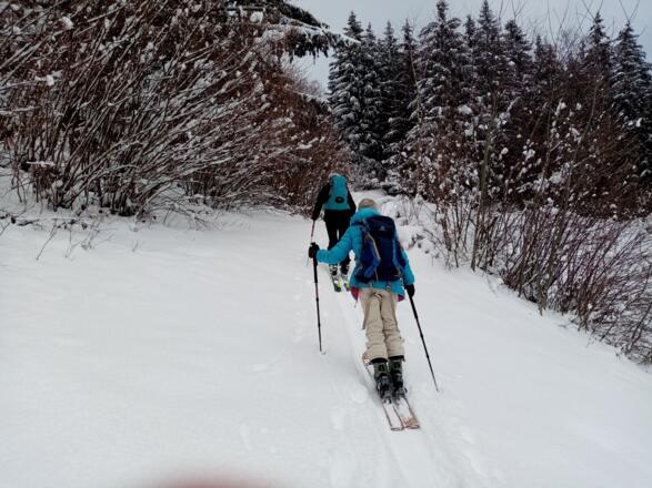 Aufstieg zum A-Masten