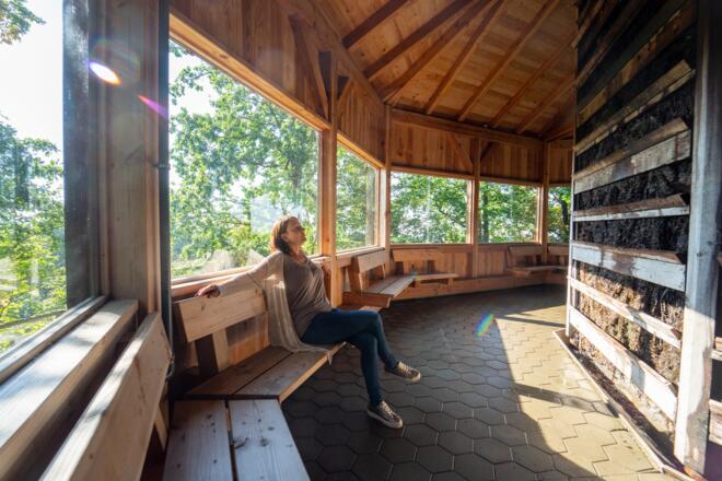 Herzklopfenrunde - Gradierwerk im Kneippgarten