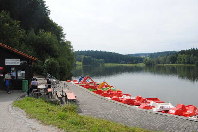 Tretbootverleih