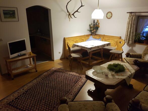 Wohnraum Ferienwohnung Mayr