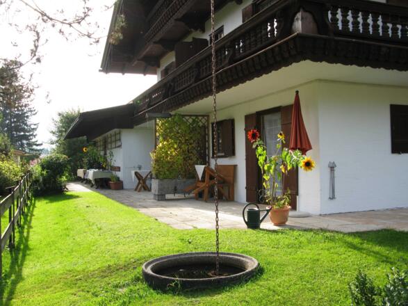 Terrasse Zimmer Wallberg und Setzberg