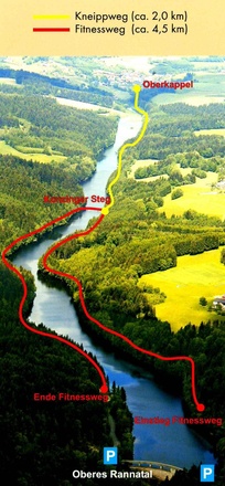 Skizze Kneipp- und Fitnessweg