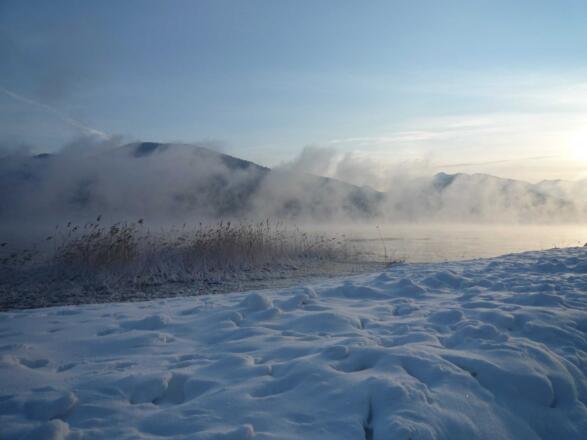 Seepromenade im Winter