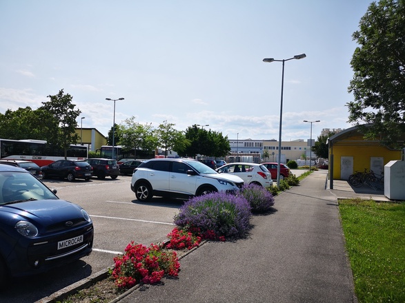 Park & Ride Machlandstraße Bahnstation Schulzentrum