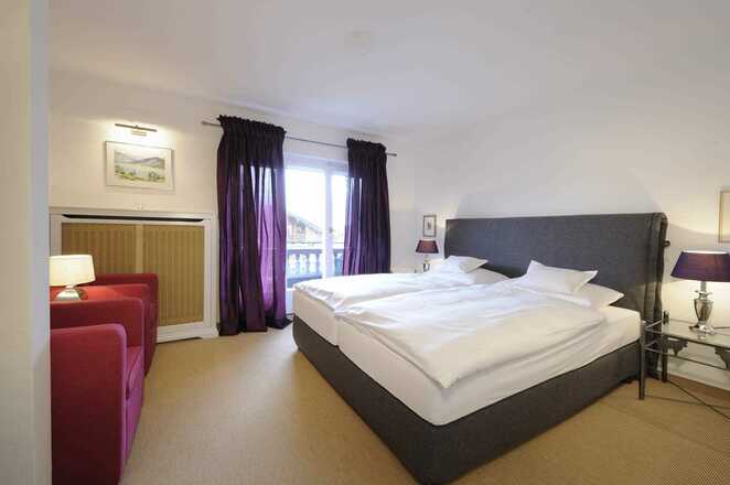 Zimmer im Boutique Hotel Relais Chalet Wilhelmy