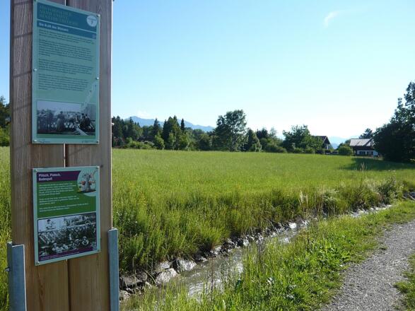 Infostele am Mühlenweg