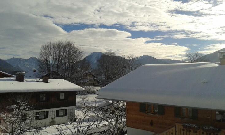 Aussicht von Gästehaus nach SO