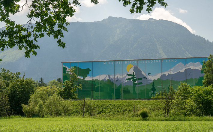 Bergbauernmilch: Molkerei Berchtesgadener Land in Piding