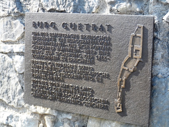 Infotafel Ruine Gutrat