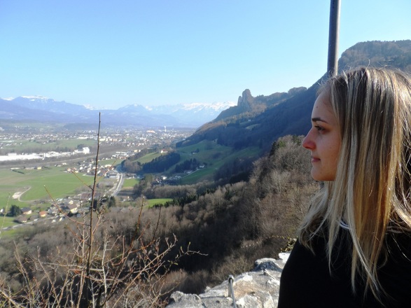 Herrlicher Ausblick von der Ruine Gutrat