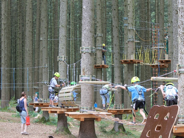 Kinder Klettergarten
