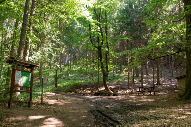 Wegweiser+Bank-bei-Holzkapelle-perfekt