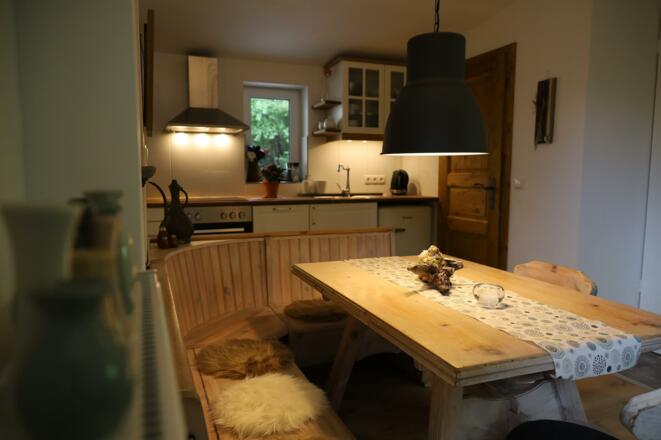 Wohnraum Ferienwohnung Oachkatzl