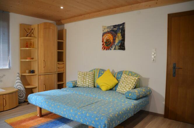 Wohnküche (Couch als Schlafmöglichkeit)