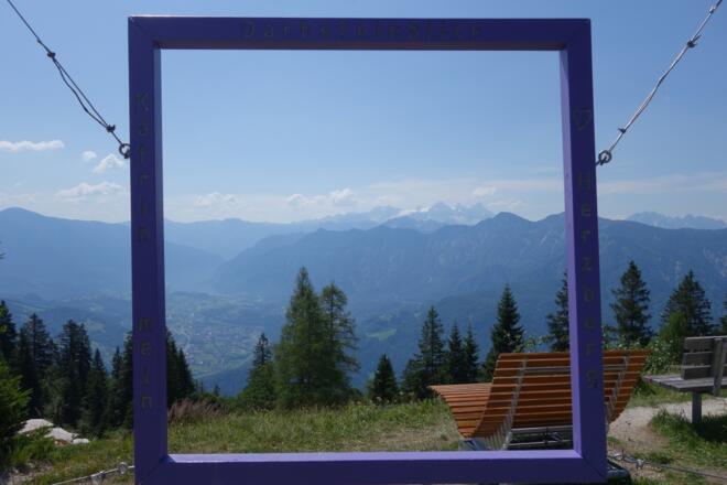 View of the Dachstein mountains