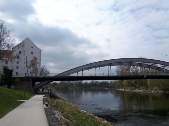 Herzogschloss und die Donau