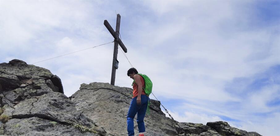 Am Nordgipfel des Haneburger (2550 m).
