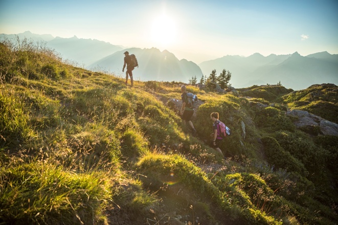 Fußmarsch zum Muttjöchle