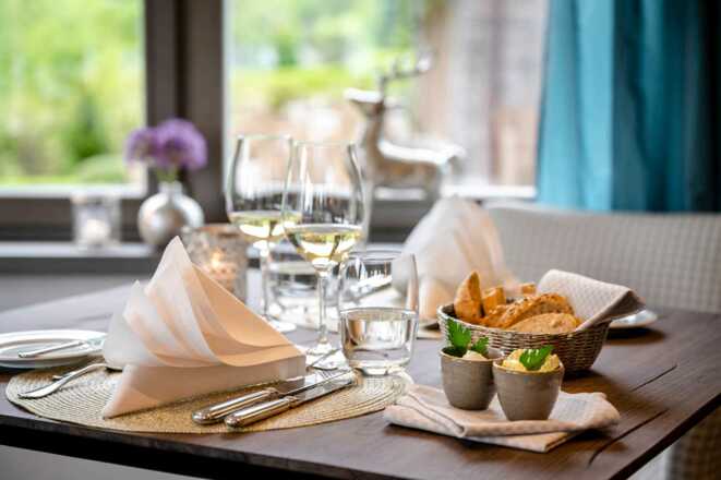 Gedeckter Tisch Boutique Hotel Relais Chalet Wilhelmy