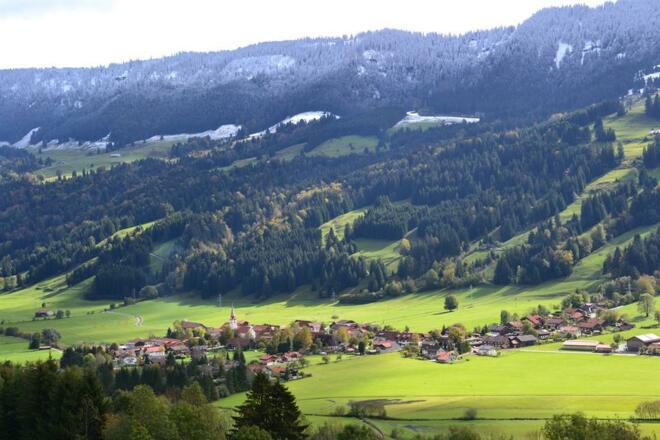 Blick auf Thalkirchdorf