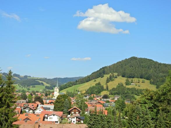 Blick auf Oberstaufen