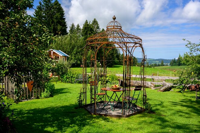 Garten mit Sitzecke
