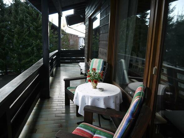 Balkon des Wohnzimmers