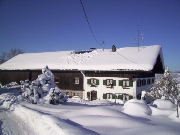 Hausansicht Winter