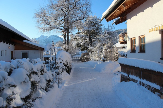 Unser Haus im Winter